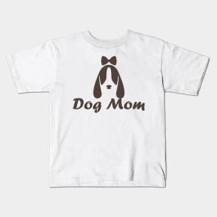 Dog Mom Kids T-Shirt